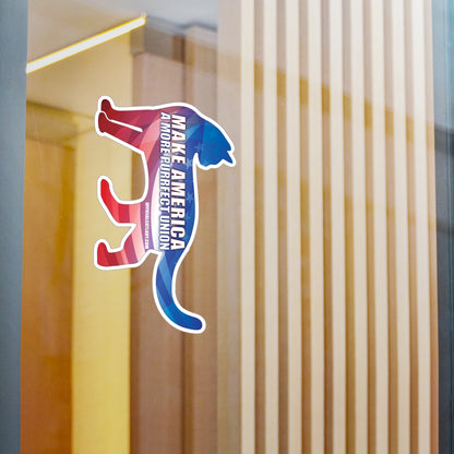 Make America A More Purrfect Union Cat Vinyl Cut Sticker