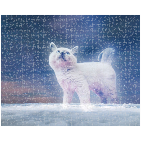 Kitty in the Clouds Premium Puzzle